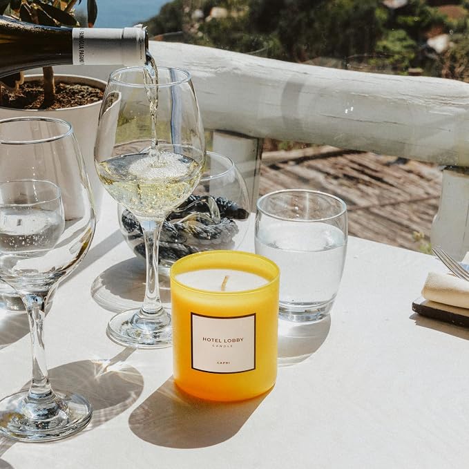 Hotel Lobby Capri Candle – Hand-Poured 9.75oz 100% Soy Wax - Image 5
