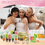 128 PCS Spa Party Supplies for Women, Spa Kit Include Lip Balm, Facial Masks - Image 5