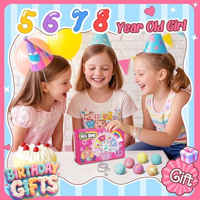 Unicorn Bath Bombs for Kids Girls - Image 2