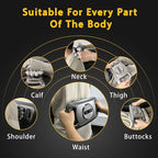 18 Head Massage Gun Set, Deep Tissue Percussion Massager 9 Modes 9 Intensities - Image 5