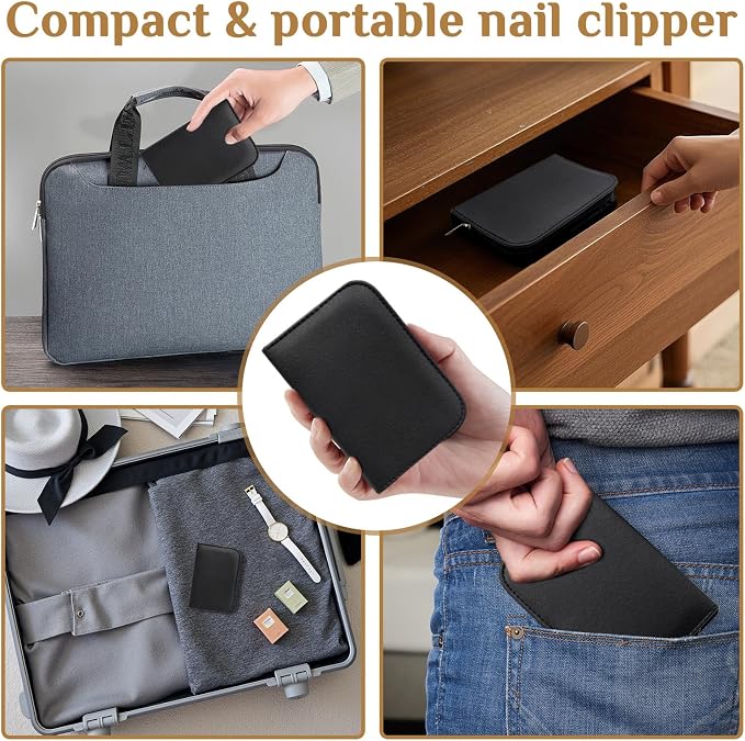 MINKINH Manicure Set Professional Nail Clipper Kit-26 Pieces Stainless Steel - Image 8