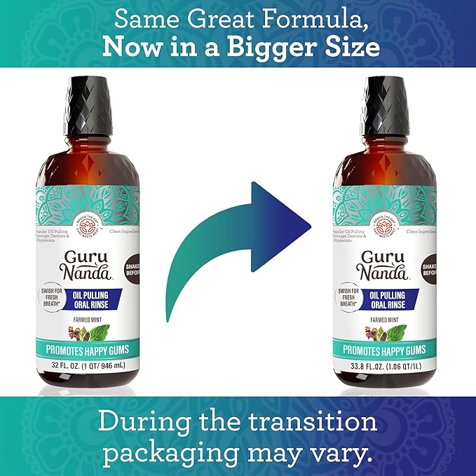 GuruNanda CocoMint Oil Pulling Mouthwash - Image 2