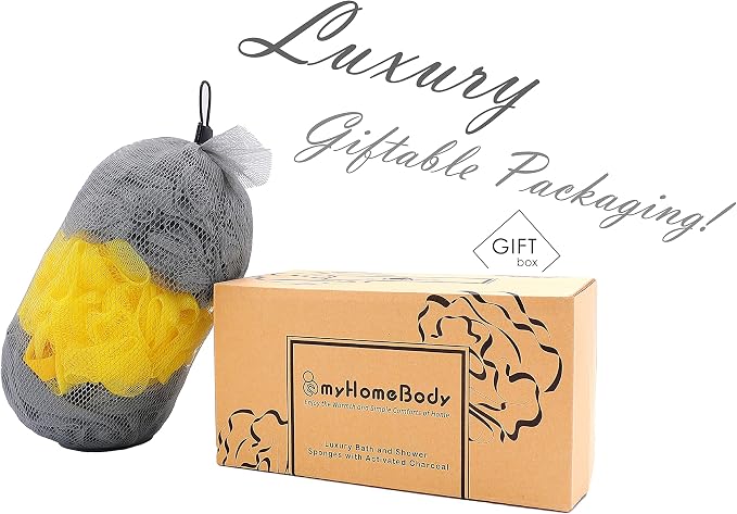 myHomeBody Large 70g Loofah Sponge, Body Scrubber, Bath Sponge, Loofah - Image 6