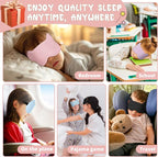 Kids Sleep Mask Eye Mask: 3D Contoured Cup Sleeping Masks, Blindfold - Image 7