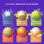 Foot Bath Bombs 12 Pack, Organic Natural Handmade Foot Soak - Image 2