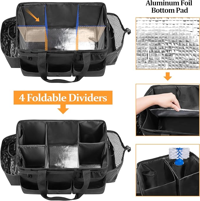LoDrid Hot Tub Chemical Storage Bag, Pool Chemical Organizer - Image 2
