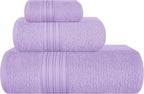 BOUTIQUO Ultra Soft 3 Pack Cotton Towel Set, Contains a Bath Towels 28x55 inch by BOUTIQUO