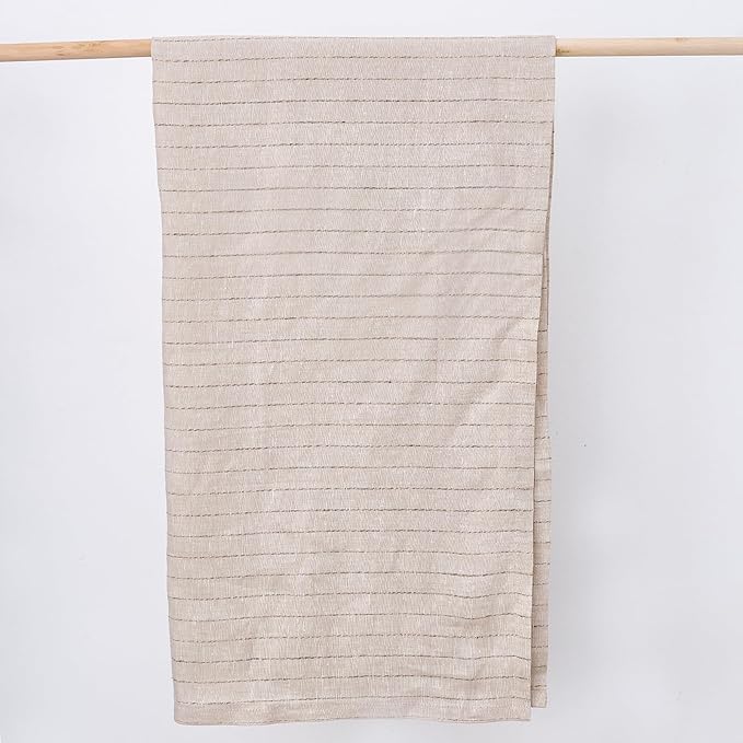 Linen Striped Bath Towel 30x53 - Image 5