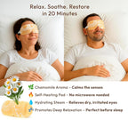 Steam Eye Mask - 16 Pack Chamomile Self-Heating Warm Compress - Image 2
