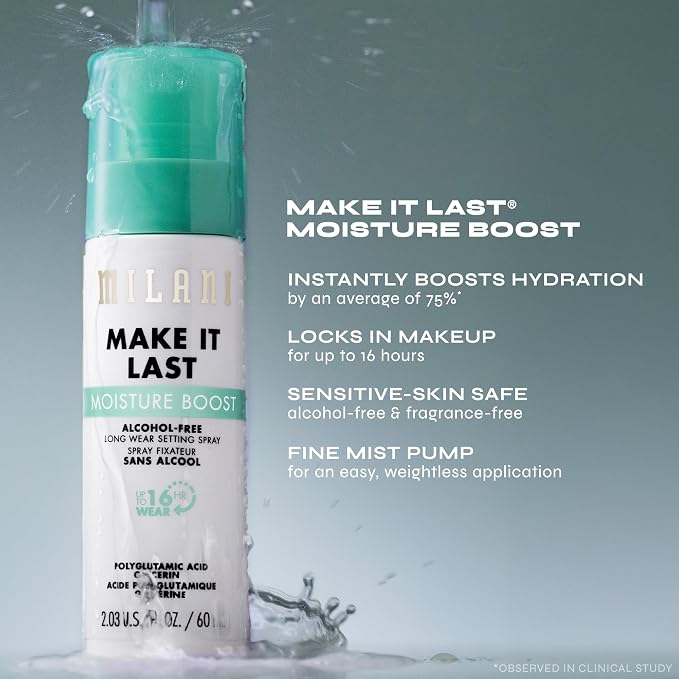 Milani Make It Last Moisture Boost Setting Spray - Image 4