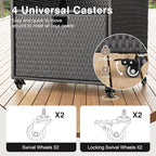 HOMREST Outdoor Pool Towel Rack - Image 3