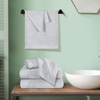Ultra Soft 6 Pack Cotton Towel Set, Contains 2 Bath Towels 28x55 inch, 2 Hand - Image 4