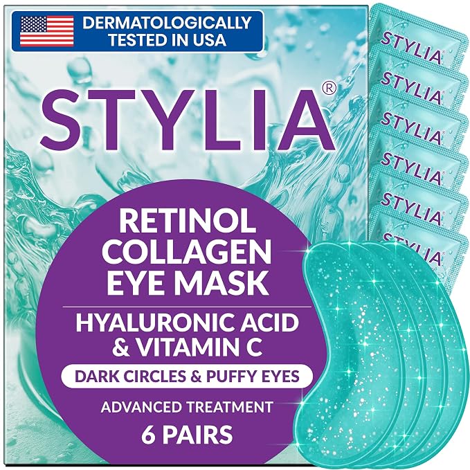 Stylia Under Eye Patches for Puffy Eyes and Dark Circles by Stylia