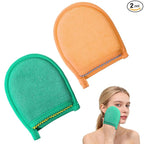 2 Pcs Exfoliating Facial Scrubber Mitt, Face Deep Exfoliating Cleaning by Unknown