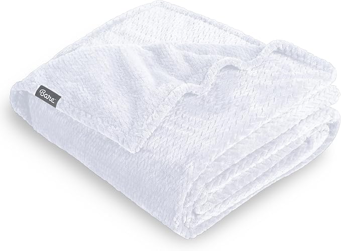 Bare Home Textured Fleece Blanket by BareHome
