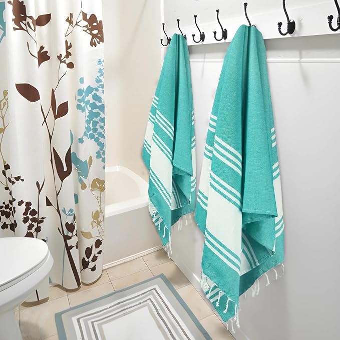 Goroly Home Cotton Beach Towel, Thin Camping Towel, Sand Free Beach Towel - Image 2