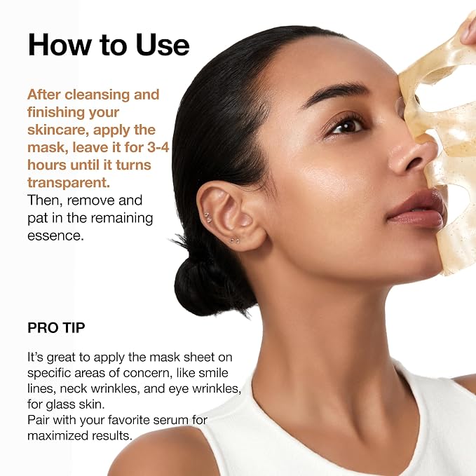 ANUA Rice 70 Glow Collagen Mask, Overnight Face Mask - Image 5