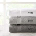 Madison Park 800GSM Bath Sheet Towel Oversized 34" x 68" 2 Pack 100% Cotton - Image 5