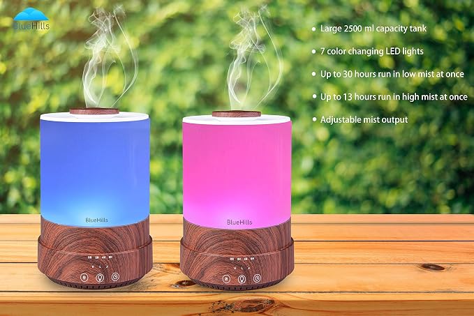 BlueHills Premium 2500 ML XL Essential Oil Diffusers - Image 7