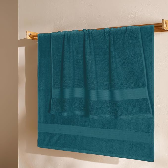 GLAMBURG Premium Cotton 4 Pack Bath Towel Set - Image 3