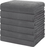 HOMEXCEL 6 Pack Bath Towel Set, Microfiber Ultra Soft Highly Absorbent Bath by HOMEXCEL