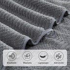 8 Piece Bath Towel Set-2 Oversized Bath Sheets, 2 Hand Towels, 4 - Image 9