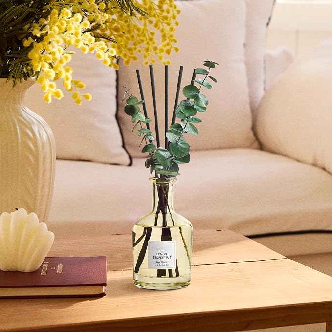 COCORRÍNA Lemon Eucalyptus Reed Diffuser – 6.76 oz Essential Oil - Image 6