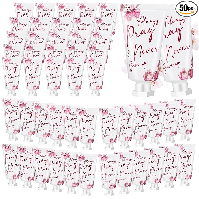 50 Pack Christian Hand Lotion Bulk Gifts by Heigble