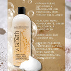 Vitabath Heavenly Coconut Crème Bubble Bath Rich Foaming Bubbly Soak & Relaxing - Image 2