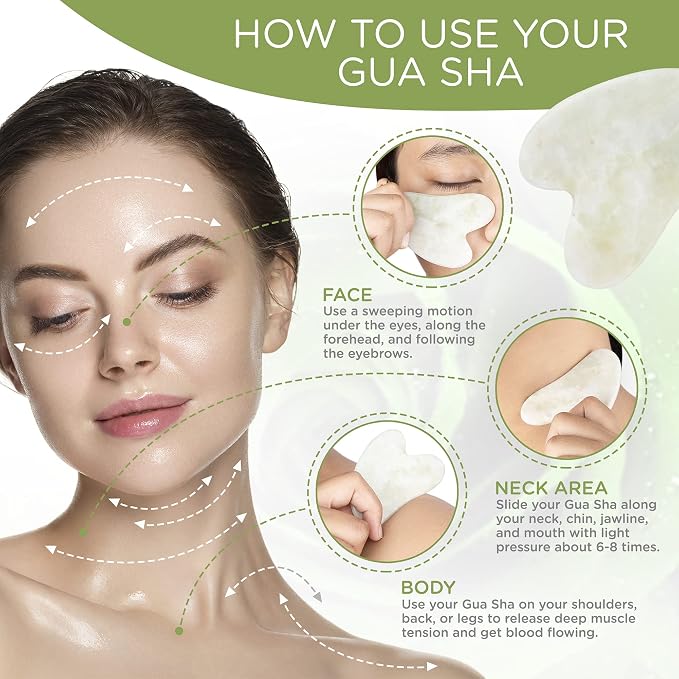 Jade Roller and Gua Sha Set - Image 6