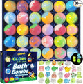 Bath Bombs for Kids with Surprise Inside, 30 Pack Kids Bath Bombs with Toys by Santrela