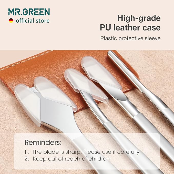 MR.GREEN Pedicure Knife Set Professional Ingrown Toenail Clippers Foot Care - Image 4