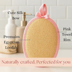 CraftsOfEgypt Egyptian Natural Loofah Body Scrubber Pads - Image 3