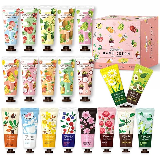20 Pack Hand Cream Gift Set, Mothers Day Gifts, Moisturizing Hand Lotion by Unknown
