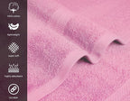 Avalon Towels Bath Towels for Bathroom 100% Cotton Pink Bathroom Towels Pack of - Image 4