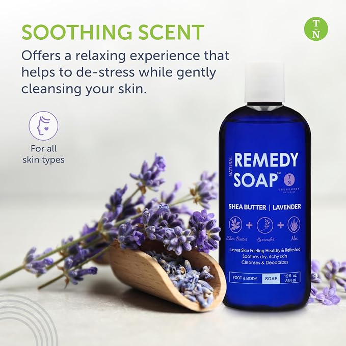 Truremedy Naturals Lavender Shea Butter Body Wash - Image 2