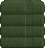 Belizzi Home 4 Pack Bath Towel Set 27x54, 100% Ring Spun Cotton, Ultra Soft by Unknown
