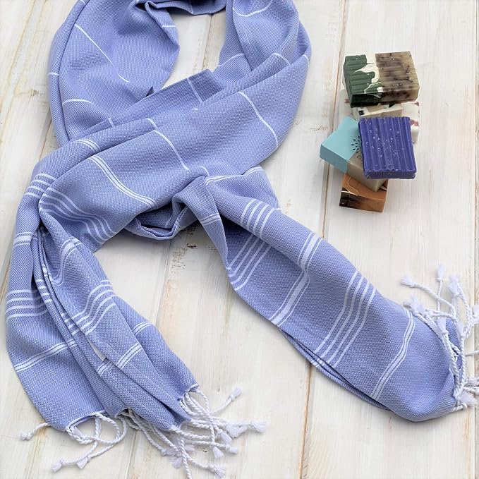 Turkish Beach Towel | 100% Cotton, 38 x 70 Inches | Quick Dry, Sand Free - Image 5