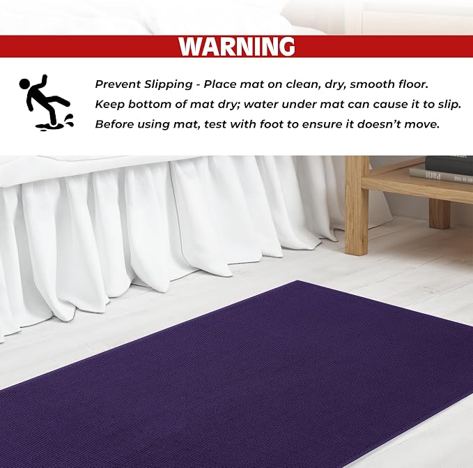 Cotton Paradise 100% Cotton Non Slip Bath Mats - Image 6