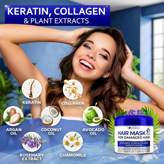 BELLISSO Hair Mask for Damaged Hair - Image 4