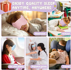 Kids Sleep Mask Eye Mask: 3D Contoured Cup Sleeping Masks, Blindfold - Image 7