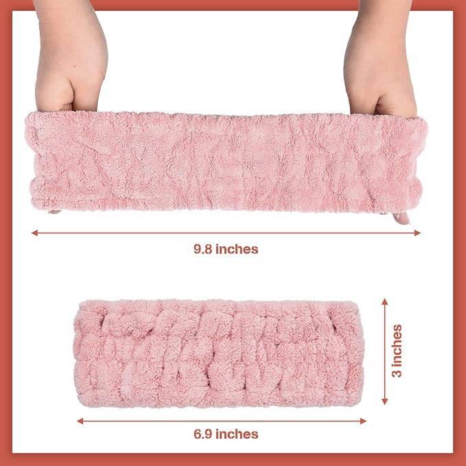 Chuangdi 3 Pieces Women's Makeup Headband - Image 2