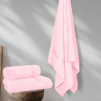Belizzi Home Cotton 2 Pack Oversized Bath Towel Set 28x55 inches, Large Bath - Image 3