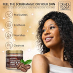 Dead Sea Collection Coffee Scented Salt Body Scrub - Image 3