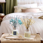 Airkeep Reed Diffuser 3.38 oz 2pk, Clean Linen/Cashmere Vanilla Scented Reed - Image 4