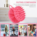 INNERNEED 2-in-1 Silicone Body Scrubber and Scalp Massager Shampoo Brush - Image 8
