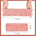 Chuangdi 3 Pieces Spa Headband for Women Facial Makeup Headband Soft Terry - Image 2