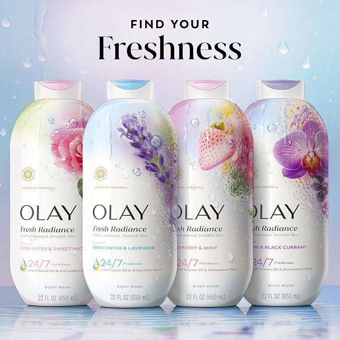 Olay Body Wash for Women, Fresh Radiance, 24/7 Skin-Loving Freshness, Visibly - Image 10