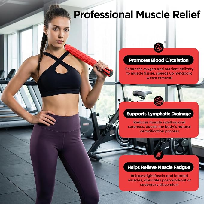 Muscle Roller & Massage Roller Stick - Image 6