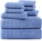 Casa Platino Cotton Bath Towel 8 Piece Set by CasaPlatino